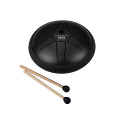   SEL352 Sela  tongue drum 5.5", 6 tongues, C major pentatonic, black