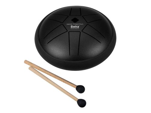 SEL352 Sela  tongue drum 5.5", 6 tongues, C major pentatonic, black