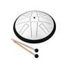 SEL372 Sela  tongue drum 10", 8 tongues, C major, white