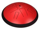 SEL374 Sela  tongue drum 10", 8 tongues, C Pygmy, red