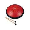 SEL374 Sela  tongue drum 10", 8 tongues, C Pygmy, red