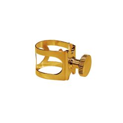   SELG-SGD Stewart Ellis  ligature for soprano saxophone, metal, for metal mouthpiece, goldplated