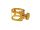 SELG-SGD Stewart Ellis  ligature for soprano saxophone, metal, for metal mouthpiece, goldplated