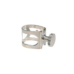   SELG-SSV Stewart Ellis  ligature for soprano saxophone, metal, for metal mouthpiece, silverplated