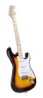 SEM1/3TS SX Modern Series ST style electric guitar with gigbag, 3 tone sunburst