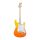 SEM1/BF SX Modern Series ST style electric guitar with gigbag, burning fire