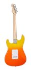 SEM1/BF SX Modern Series ST style electric guitar with gigbag, burning fire