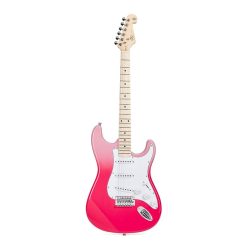   SEM1/PT SX Modern Series ST style electric guitar with gigbag, pink twilight