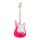 SEM1/PT SX Modern Series ST style electric guitar with gigbag, pink twilight