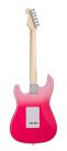 SEM1/PT SX Modern Series ST style electric guitar with gigbag, pink twilight