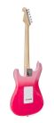 SEM1/PT SX Modern Series ST style electric guitar with gigbag, pink twilight