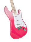 SEM1/PT SX Modern Series ST style electric guitar with gigbag, pink twilight