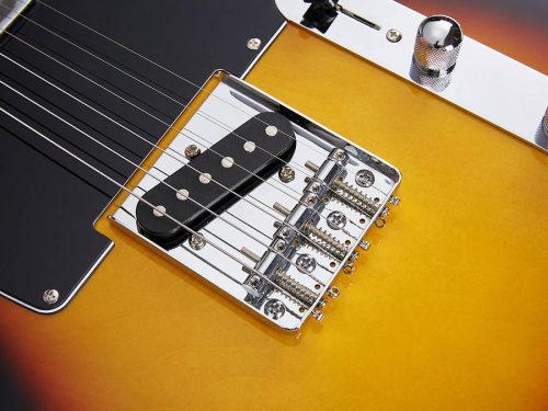 SEM2/3TS SX Modern Series TE style electric guitar with gigbag, 3 tone sunburst