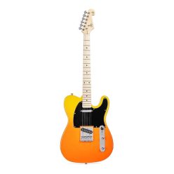   SEM2/BF SX Modern Series TE style electric guitar with gigbag, burning fire