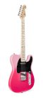 SEM2/PT SX Modern Series TE style electric guitar with gigbag, pink twilight