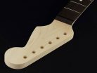 SEO Allparts  neck for Stratocaster®, ebony fretboard, 12" radius, 22 jumbo frets, sanded/unfinished