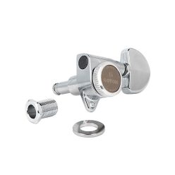   SG-301MGT-C Gotoh  locking machine heads for guitar, 3xL+3xR, ratio 1:18, chrome button, chrome