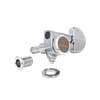 SG-301MGT-C Gotoh  locking machine heads for guitar, 3xL+3xR, ratio 1:18, chrome button, chrome