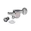 SG-381-05-C Gotoh  machine heads for guitar, 3x left+3x right, ratio 1:16, chrome oval button, chrome