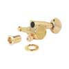 SG-381-05-G Gotoh  machine heads for guitar, 3x left+3x right, ratio 1:16, gold oval button, gold