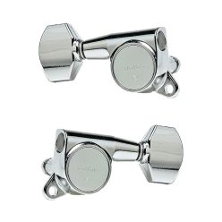   SG-381-07-C Gotoh  machine heads for guitar, 3x left+3x right, ratio 1:16, mini 07-style button, chrome