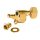 SG-381-07-G Gotoh  machine heads for guitar, 3x left+3x right, ratio 1:16, mini 07-style button, gold