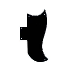 SG3-B Boston  pickguard, SG-model, black, 3 ply