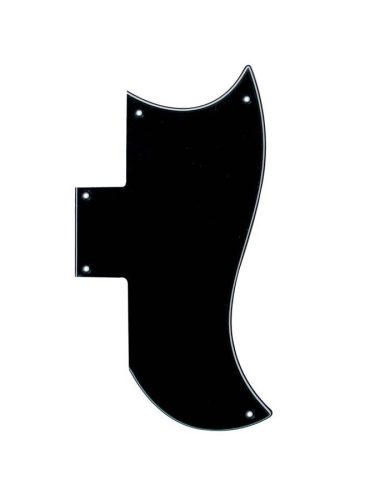 SG3-B Boston  pickguard, SG-model, black, 3 ply