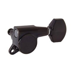   SG38107-6L-B Gotoh  machine heads for guitar, 6x left, ratio 1:16, mini 07-style button, black
