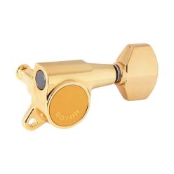   SG38107MGTG Gotoh  machine heads for guitar, 3L/3R, 1:16, magnum lock traditional, mini 07-style button, gold