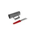 SGS-308 Hayman  guira shaker, steel, with brush, 3" x 8"