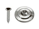 SH-15-C Boston  string retainer for bass guitar, button model, with screw, 19mm, height 7mm, chrome