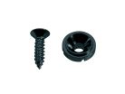 SH-3-B Boston  string retainer, button model, with screw, diameter 10mm, height 5mm, black