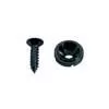 SH-3-B Boston  string retainer, button model, with screw, diameter 10mm, height 5mm, black