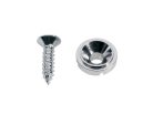 SH-3-C Boston  string retainer, button model, with screw, diameter 10mm, height 5mm, chrome