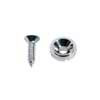 SH-3-C Boston  string retainer, button model, with screw, diameter 10mm, height 5mm, chrome