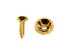 SH-3-G Boston  string retainer, button model, with screw, diameter 10mm, height 5mm, gold