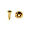 SH-3-G Boston  string retainer, button model, with screw, diameter 10mm, height 5mm, gold