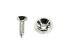 SH-3-N Boston  string retainer, button model, with screw, diameter 10mm, height 5mm, nickel