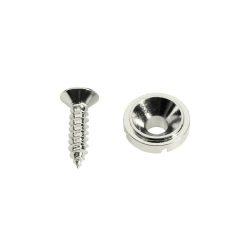   SH-3-N Boston  string retainer, button model, with screw, diameter 10mm, height 5mm, nickel