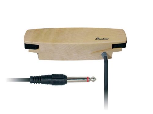 SH-330 Shadow  soundhole pickup, single coil with 4 meter fixed cable, maple housing