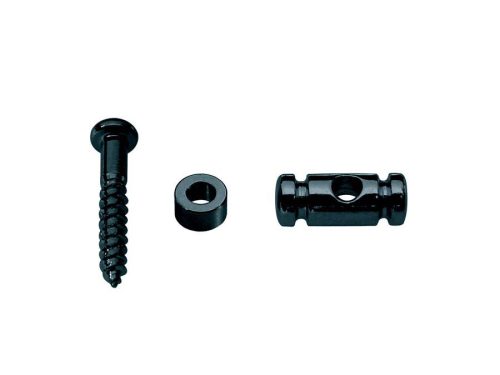 SH-8-B Boston  string retainer, cilinder model, height 6.5mm, with spacer and screw, black