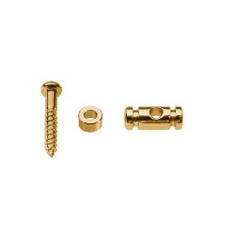  SH-8-G Boston  string retainer, cilinder model, height 6.5mm, with spacer and screw, gold
