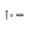 SH-8-N Boston  string retainer, cilinder model, height 6.5mm, with spacer and screw, nickel