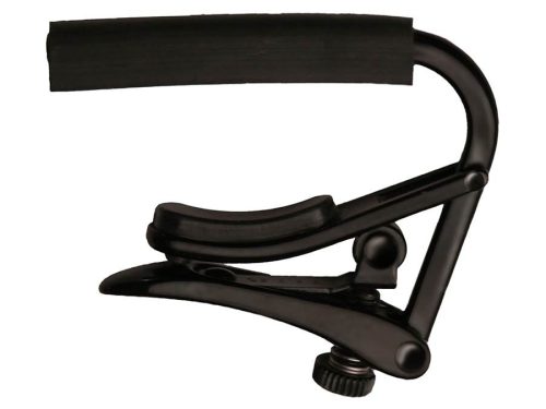 SHC-C1K Shubb Standard Series capo for steel string guitar, black chrome