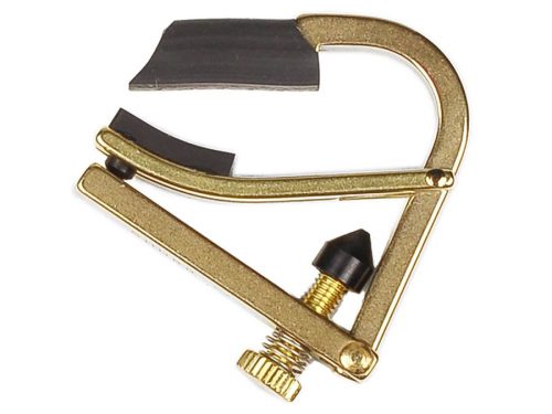 SHC-C7B Shubb Original Series partial capo, brass (covers 3 strings: 5-4-3)