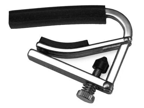 SHC-L1 Shubb Lite Series capo for steel string guitar, silver