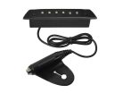 SHP-130 Boston  soundhole pickup, single coil with adjustable poles, 60cm cable and jack socket