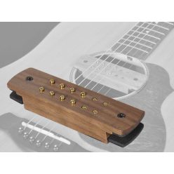   SHP-230-EPJ Boston  soundhole pickup, humbucker with adjustable poles and endpin jack, with solid walnut cover