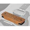 SHP-250-EPJ Boston  soundhole pickup, humbucker with adjustable poles and endpin jack, with solid bubinga cover